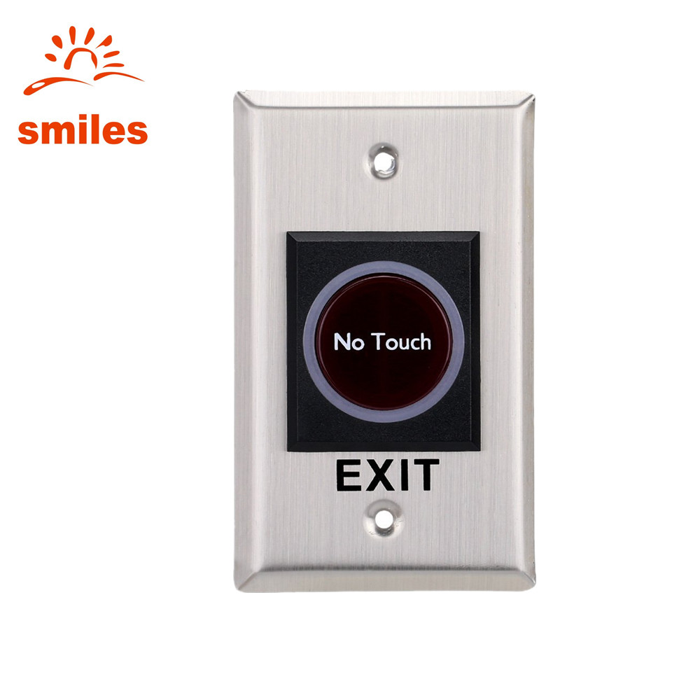 No Touch Infrared Sensor Exit Button For Door Access Control