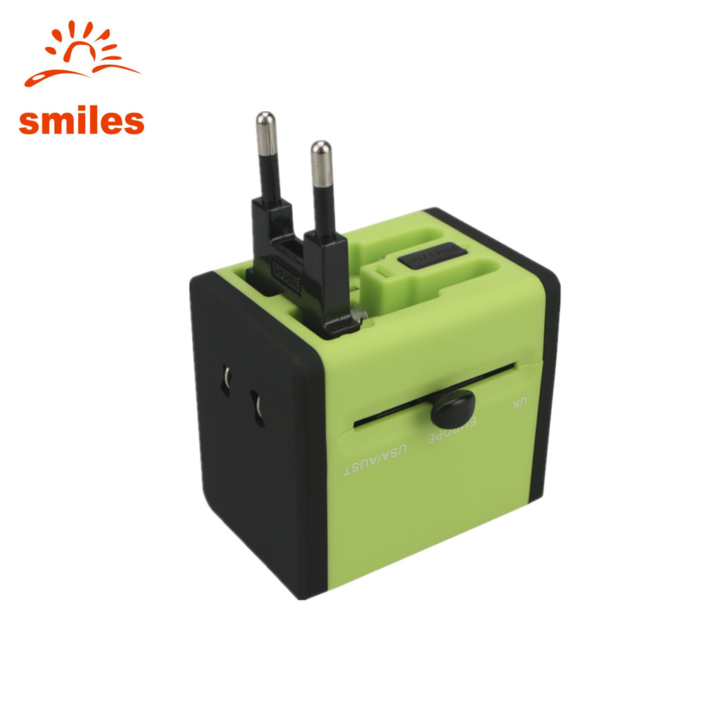 Worldwide Plug Adapter With Double USB