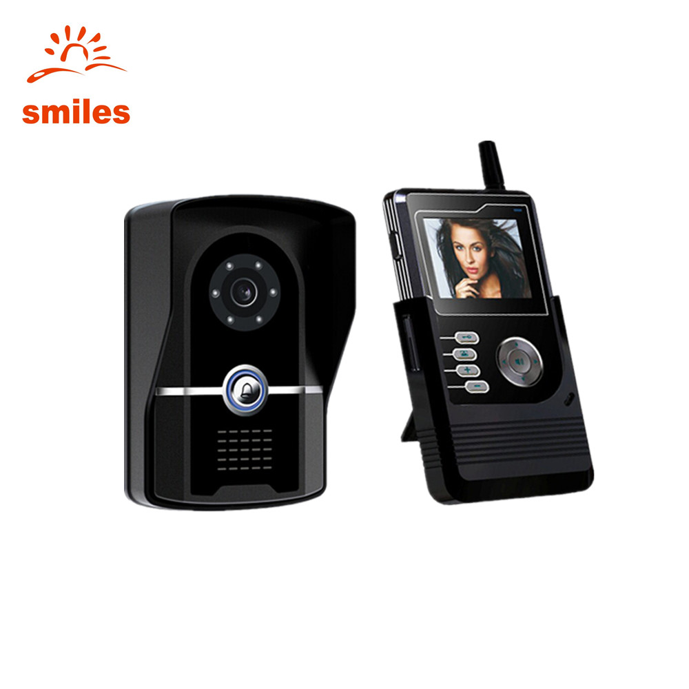 2.4GHz Portable Wireless Color Video Door Phone Intercom System Kit