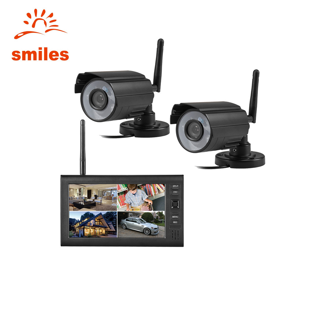 Digital Wireless DVR Security System with Two Night Vision Cameras