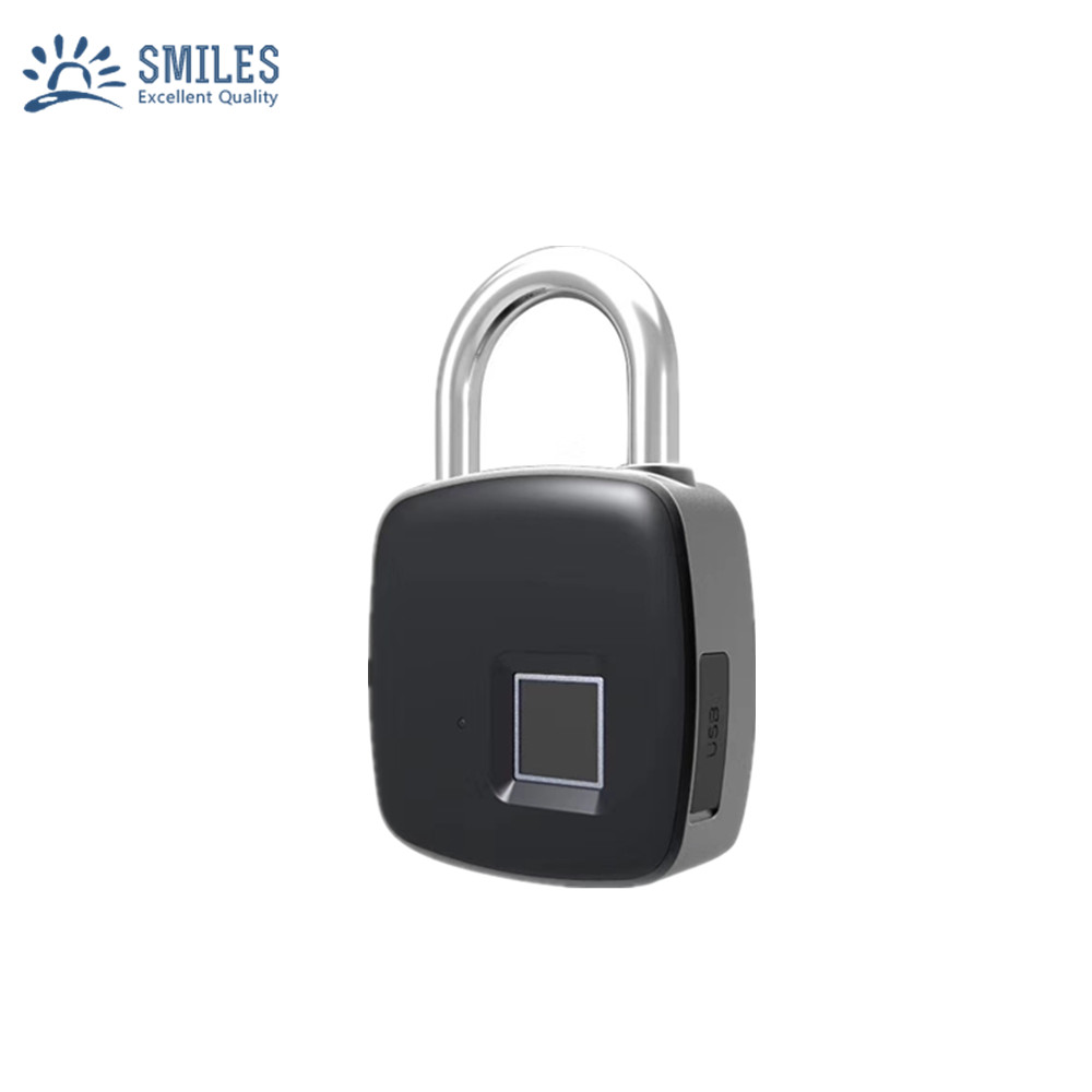 Weatherproof Bluetooth Fingerprint Padlock With App Function For Door, Bag,Luggage, Gym Locker