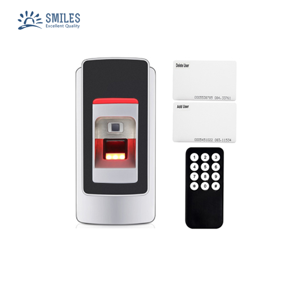 Waterprooof Fingerprint Access Control Machine Support EM Card Reader and Remote Controller