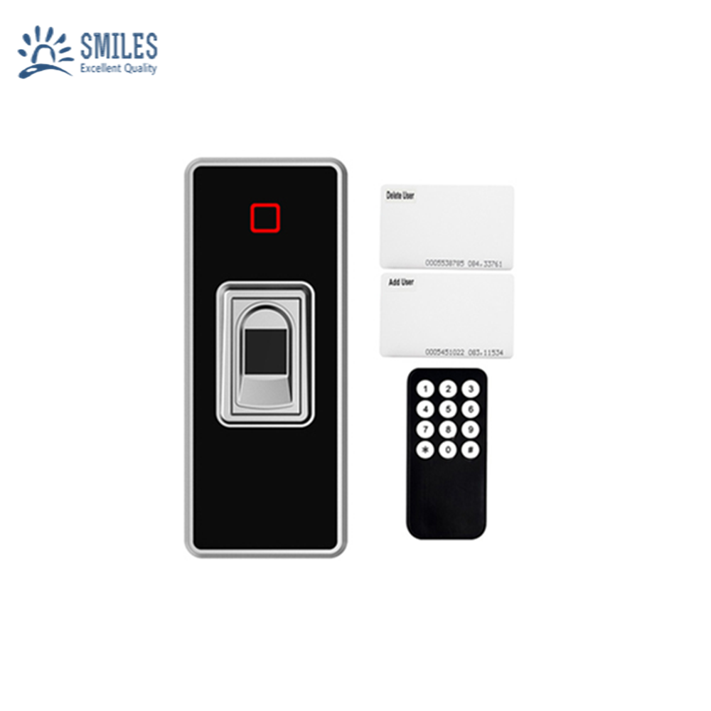 Weatherproof Zinc Alloy Biometric Fingerprint Door Access Control Terminal Support Card Reader and Remote Controller
