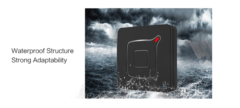 IP68 Waterproof Wiegand RFID card reader For Door Access Control System