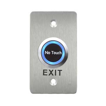 No touch exit button with time adjustable