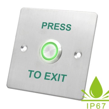DC12V/24V Waterproof Stainless Steel Exit Button 