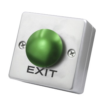 Square Shape Zincy Alloy Mushroom Door Exit Push Button