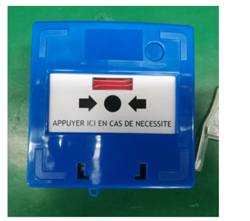 Security Alarm Reset Switch Call Point with Dual LED and Plastic Cover 