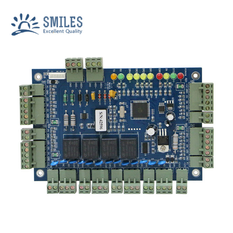 Multi Door RS485 Access Control Board With 4 Relays 