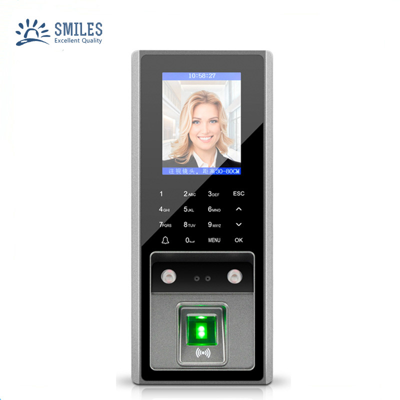 Face and Fingerprint Recognition Access Control Support RFID Card Reader with Password Functions