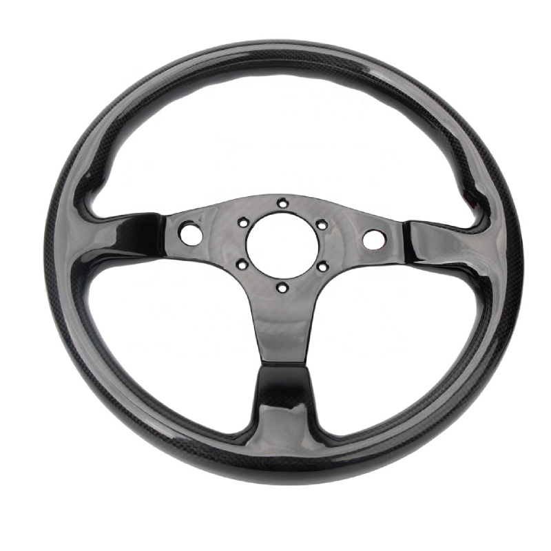 High Quality 320MM Universal Racing Car Carbon Fiber Steering Wheel