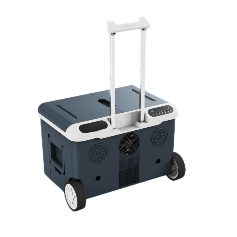 Two Wheels Fridge/Portable Car Cooler box For Outside Picnic